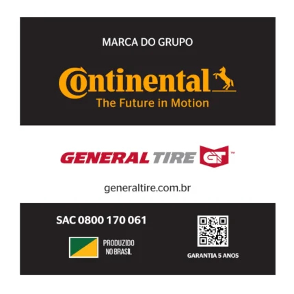 Pneu General Tire by Continental Aro 14 Altimax One 185/70R14 88H